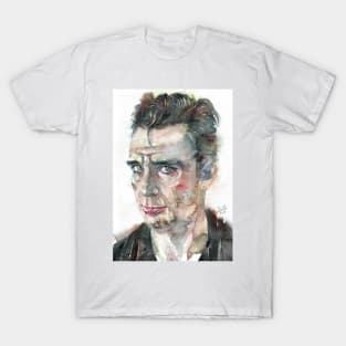 JACK KEROUAC watercolor portrait .6 T-Shirt